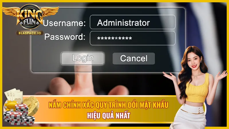 Chi tiết cách đổi mật khẩu KingFun