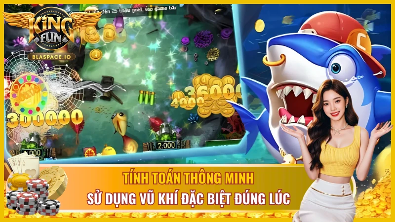 Happy fishing sử dụng vũ khí đặc biệt đúng lúc
